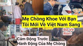 970# Cảm Động Trước Một Hành Động Của Mẹ Chồng Khi Về Tới Hàn,Xe Của Chồng Không Mở Cửa Được Vì