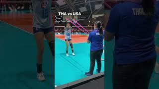 THA vs USA  #volleyballolympic #VQ2024