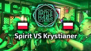 HIT! Spirit VS Krystianer TvP HAOS Galactic Battle H40S Playoffs 2024 Indy i Zedd