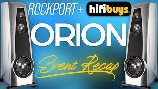 Unveiling the Orion Loudspeakers From Rockport! | HiFi Buys Event Recap