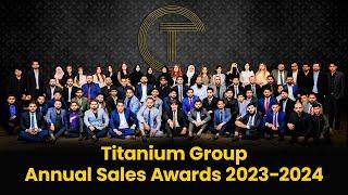 Titanium Group Annual Sales Awards | Honoring Top Sales Officers & Performers