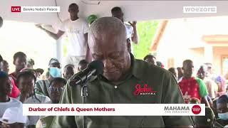 LIVE NOW | Durbar of chiefs at Bawku Naba’s Palace | #Mahama4change2024 Campaign | WoezorTV