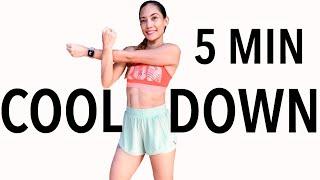 5 MIN COOL DOWN AFTER WORKOUT | 10 BEST STRETCHES AFTER EXERCISE AT HOME