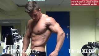 Natural Bodybuilding Motivation - 18 year old  Fitnessmodel Tim Gabel - Preview - TIM-GABEL.COM