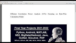 Efficient Correlation Power Analysis  CPA  Focusing on Byte Wise Calculation Points