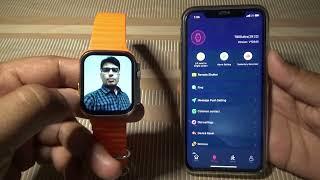 How to Set Photo on Smartwatch | T800 Ultra Smart Watch How to Set Photo