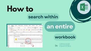 How To Search Within An Entire Workbook in Excel