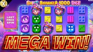  Player Hits Online Slot EPIC Big WIN On  Sweet Bonanza 1000 Dice (Pragmatic Play)