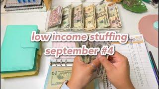 cash envelope & sinking funds stuffing| september #4 | full time income budget | BUDGETWITHAMANDA