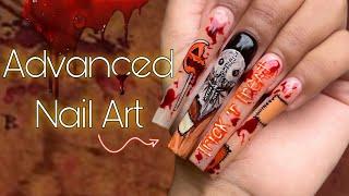 How to: Trick ‘r Treat Halloween Nail Art | Step By Step