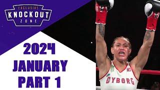 Boxing Knockouts | January 2024 | Part 1 #knockoutzone