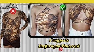 DIY: +2 IDEIAS DE TOP CROPPEDS USANDO APENAS UM BODY -Diy/customização.