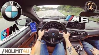 BMW M5 (600 HP) TURBOCHARGED V8 POV | REVIEW | Competition Exhaust | Test drive by NoLimit4U