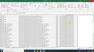 Create and Manage List Of Files In A Folder / File Directory / Mapping Using Excel