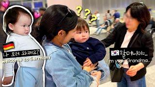 ️ Korean Grandma Reunites with Her Shy Grandchild in Germany! VLOG