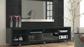 Manhattan Comfort Cabrini TV Stand and Floating Wall TV Panel 2.2