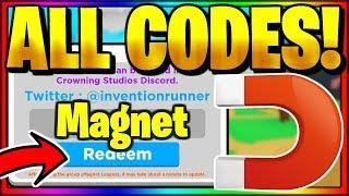 *ALL* 15 SECRET OP WORKING CODES! Roblox Magnet Simulator  SPACE