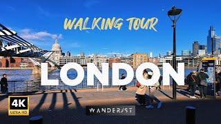 LONDON WALKING TOUR  4K (2025): Morning Stroll Shoreditch, Borough Market & Iconic Landmarks