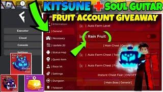 Script Blox Fruit Mobile FRUIT RAIN , AUTO FARM & KITSUNE FRUIT GIVEAWAY | Delta Fluxus Script