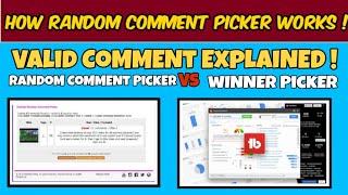 How Random Comment Picker works , which comment pick in giveaway by random comment picker