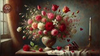 "Romantic Valentine’s Day Flowers Ambience | TV Art | No Music| No Sound "