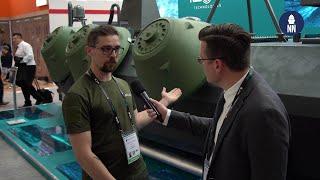 VIDAR FP unmanned surface vehicle at Eurosatory 2024