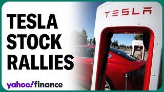 Tesla skyrockets on Q3 results, boosting stocks