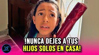 Nunca dejes a tus hijos solos en casa