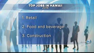 Top 20 jobs in Hawaii are...