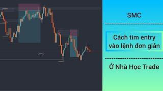 Cách tìm entry vào lệnh cơ bản trong phương pháp SMC | Ở Nhà Học Trade #3