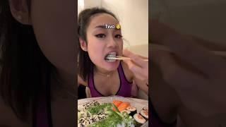 #sushi #mukbang let’s eat #dinner toghether! #whatieat #mukbangers #foodie #sushilover #food