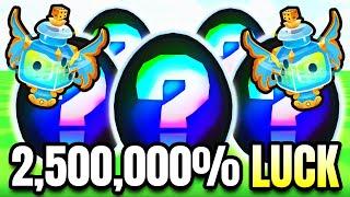 Using x100+ Instant Luck 4 Potions & Getting Crazy Rare Pets in Pets Go (RNG)