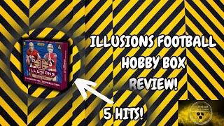 5 Hits! 2023 Illusions Football Hobby Box! 