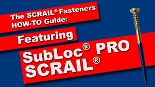 SCRAIL® SubLoc® PRO - HOW-TO Guide