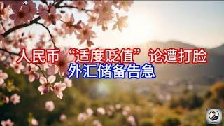 《Boss市场快讯》人民币“适度贬值”论遭打脸，外汇储备告急