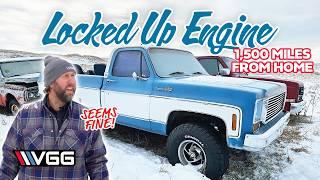 FORGOTTEN Truck In Cow Pasture With SEIZED Motor - Will It RUN AND DRIVE 1,500 Miles Home?