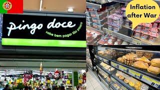 Biggest supermarket Pingo doce in Portugal || Inflation after war #portugal #europe #grocery