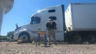 Semi truck wash time ..