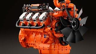 Four stroke engine how it works and four stroke engine animation