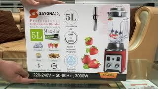 SAYONApps Pro Unbreakable blender 5L