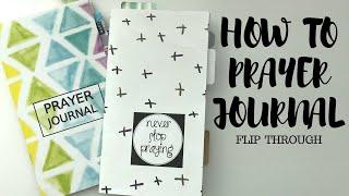 HOW TO PRAYER JOURNAL | Prayer Journal Flip Through | Creative Faith Co.