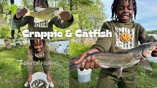 We Caught Crappie and a Catfish!!!