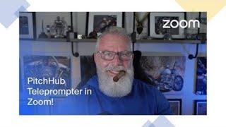 Demo with Patrick Kelley of Zoom - PitchHub Teleprompter App for Zoom