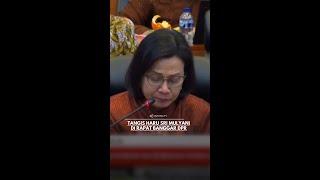 Tangis Haru Sri Mulyani di Rapat Banggar DPR