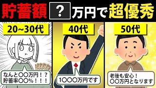 【年代別】統計で考える貯蓄額がいくらあれば勝ち組なのか？という件について。