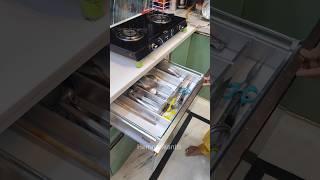Modular kitchen design ideas with color combination #modularkitchen #hemasrikanth