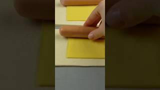Puff Pastry Appetizer With Sausages And Cheese
