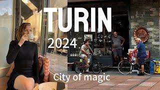 Turin city of magic, city of culture. Museum of Turin. 4K walk tour #italycity #italytravel #turin