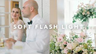 Don't get scammed by Gary Fong ... how to get soft light with your flash.