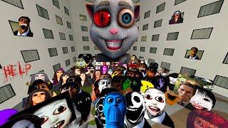 Talking Juan in a liminal hotel PT 3 ROSALIA AND OBUNGA VS Too Much Ultimate Nextbots in Garry's Mod